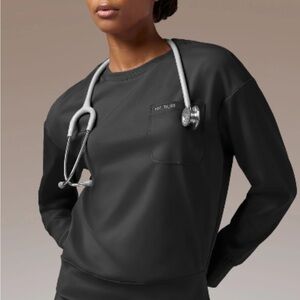 HYPOTHESIS OMNI BASE PULLOVER
WOMEN'S KNIT CREW NECK 
SCRUB TOP NWT